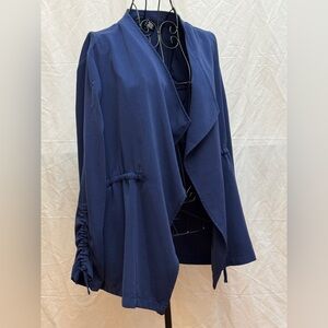 227 - New Directions Navy Women's Gathered Jacket